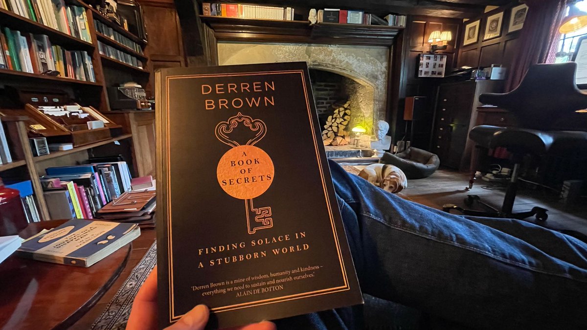 Behold, a proof copy of A Book of Secrets has arrived at my door. Doodle less excited than I. I take to my study and begin the bittersweet process of spotting every stupid mistake. 
Pre-order: amazon.co.uk/gp/aw/d/178763…