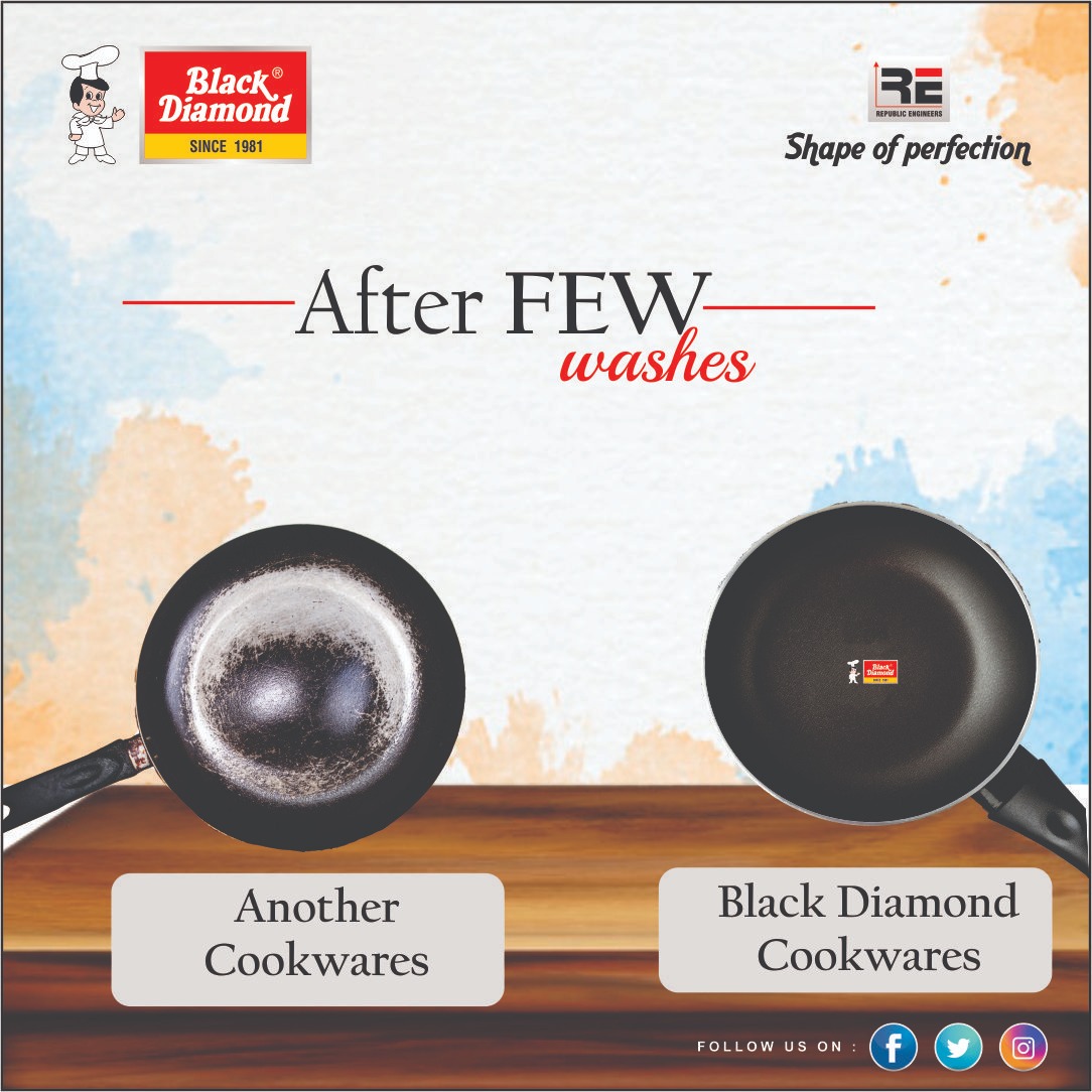 CookwareBlack's tweet photo. Swap the normal with the extra ordinary Black Diamond Cookwares that even after multiple washes promises to shine like new.
Buy Our Cookware on
https://t.co/h6w9IihmRk
➡️ BUY IT ON AMAZON - https://t.co/RH10od5J0n
#nonstick #BlackDiamondCookware #frypan #inductioncookware #amazon https://t.co/N6GYauB21a