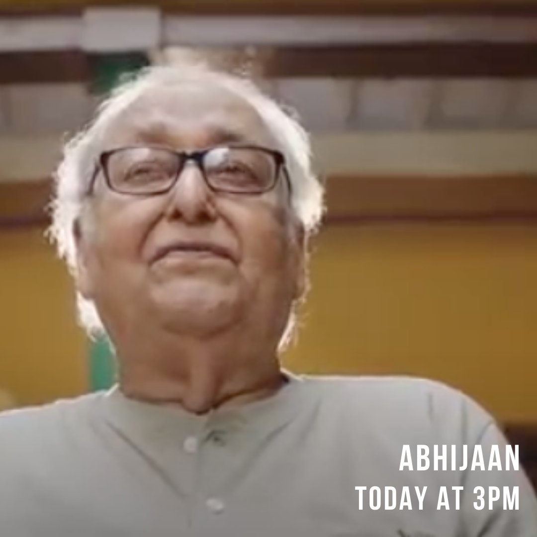A beautiful tribute to a legend of Indian cinema, Abhijaan explores the incredible life and work of Bengali actor Soumitra Chatterjee.

Catch Abhijaan at <a href="/mac_birmingham/">Midlands Arts Centre (MAC)</a> this afternoon at 3pm!

macbirmingham.co.uk/event/biff-202…

<a href="/paramspeak/">parambrata</a> <a href="/Jisshusengupta/">Jisshu U Sengupta</a> <a href="/BCUSU/">BCU Students' Union</a> <a href="/filmhubmidlands/">Film Hub Midlands</a>