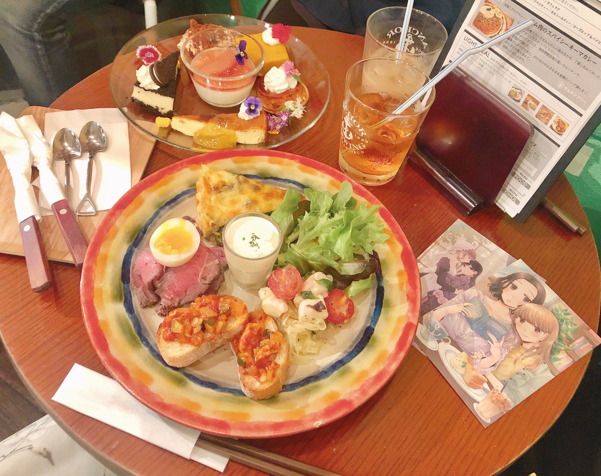 百合カフェアンカーさんでスペシャルメニューをいただいてきました✨
とても美味しくて可愛くて…!
心もお腹も満たされました😋❤ 