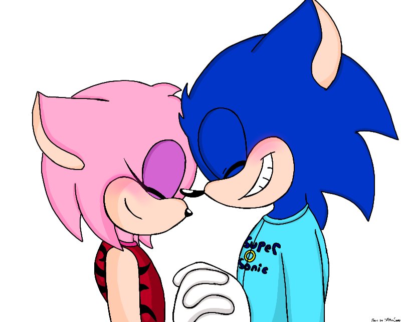 Sonic e Amy - KISSING IN THE MOONLIGHT 🌌 di @DrStarline