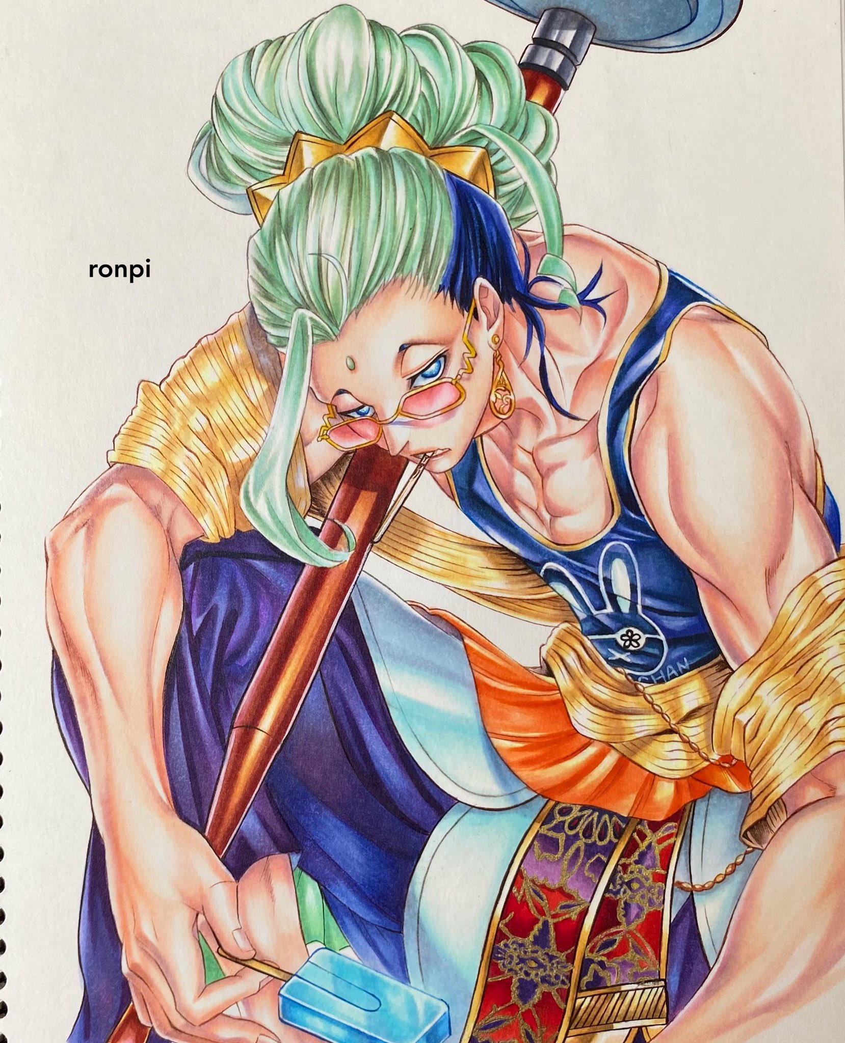 ろんぴ 釈迦ァァァ イケメン 描いてて楽しかったからまた描きたい 終末のワルキューレ 模写 コピックイラスト T Co Tizzre10cc Twitter