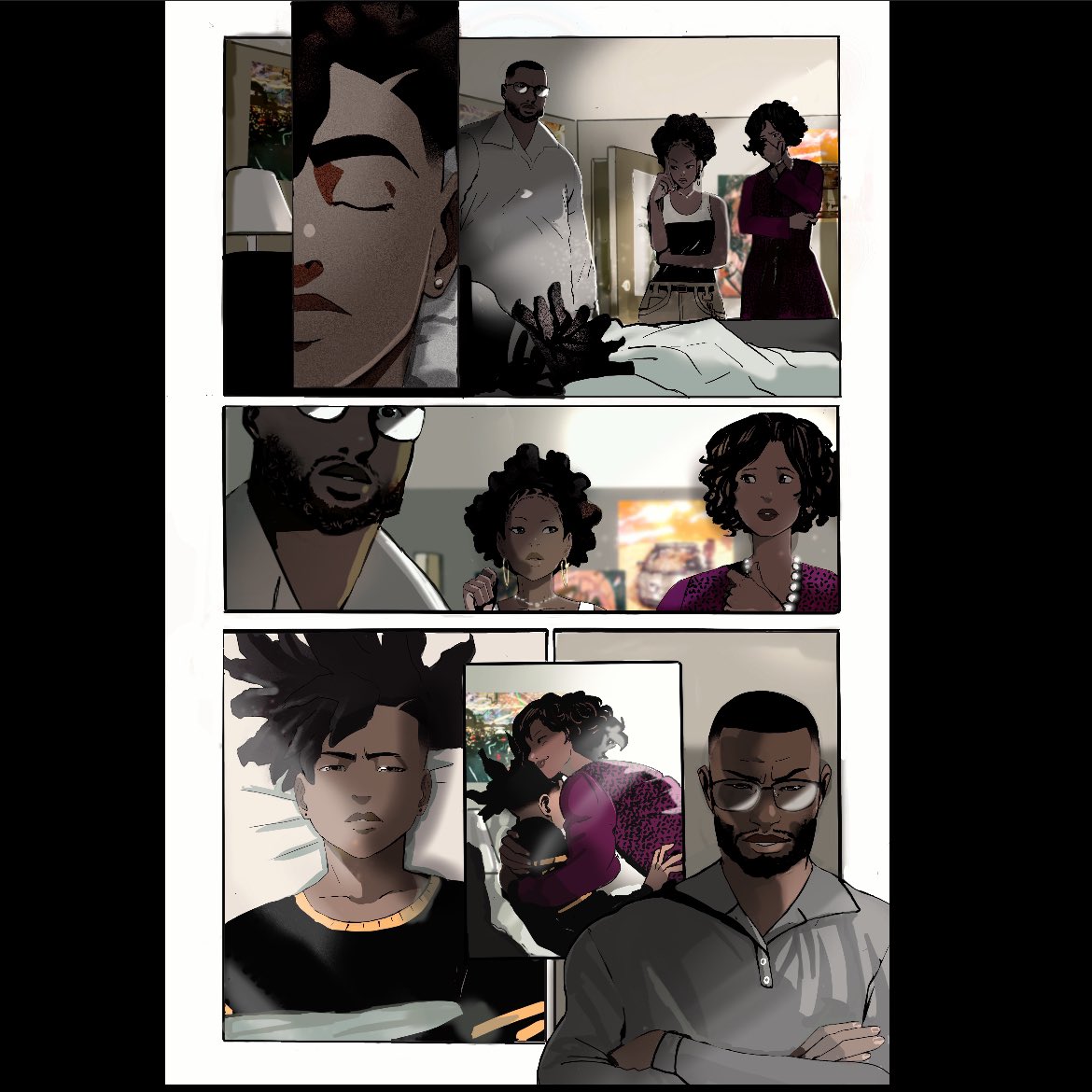 NikDraperIvey's tweet image. Some of my favorite pages from the MSRI 0 Issue. This has been out for awhile now, so I guess it’s cool to post. The first slide is the best page that I’ve done for Static so far, I feel. There is a harmony between Cowan’s layouts and my art here that I haven’t surpassed yet.