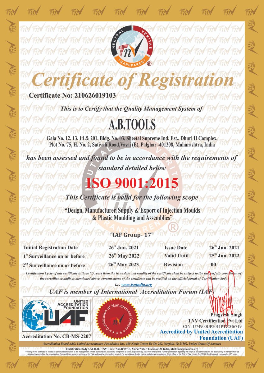 Tnviso's tweet image. Congratulations for becoming an ISO certified organization. 
#ABTOOLS
can be verified- isoindia.org/search_certifi…