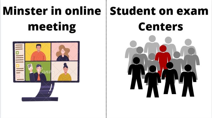 PayalSh67066326's tweet photo. Classes online ,, meeting online ,,and 
Exams offline what is this sir show atleast little bit concern to our mental health and lives 
#SaveSSLCstudents
#saveCBSEprivatestudents

@PMOIndia @DrRPNishank @narendramodi https://t.co/LavVelBiKU