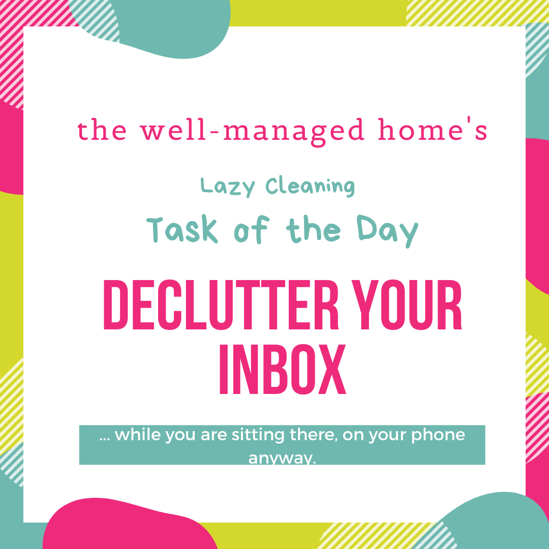 MauraMacDesigns's tweet image. Small tasks can accomplish big things. Any messages unopened after 30 days can go to the trash. #OrganizeYourInbox #delete #email