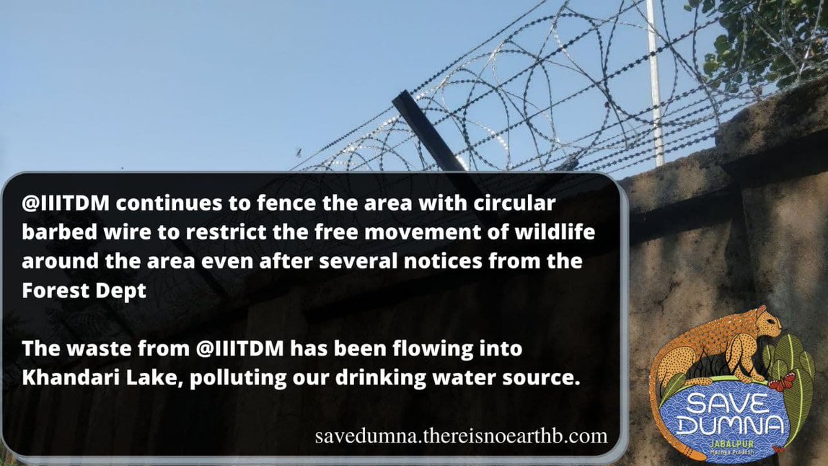 devprof's tweet image. सभी विकास या विनाश कार्य डुमना में ही क्यों प्रस्तावित हो रहे हैं? 

Detailed conservation plan prepared by EPCO for the Khandari reservoir presented in MP HC by petitioners

DUMNA NATIONAL PARK