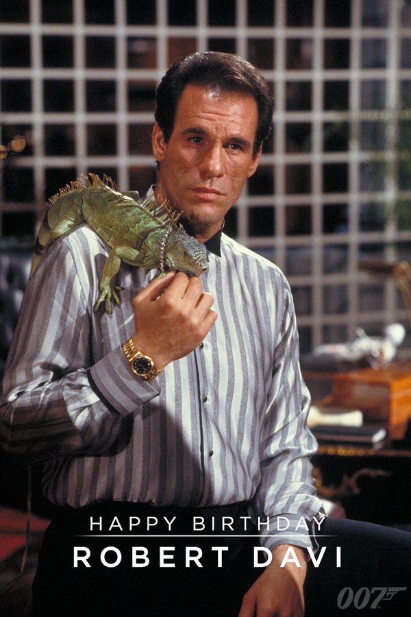 Happy Birthday Robert Davi, here as Franz Sanchez in LICENCE TO KILL (1989). 