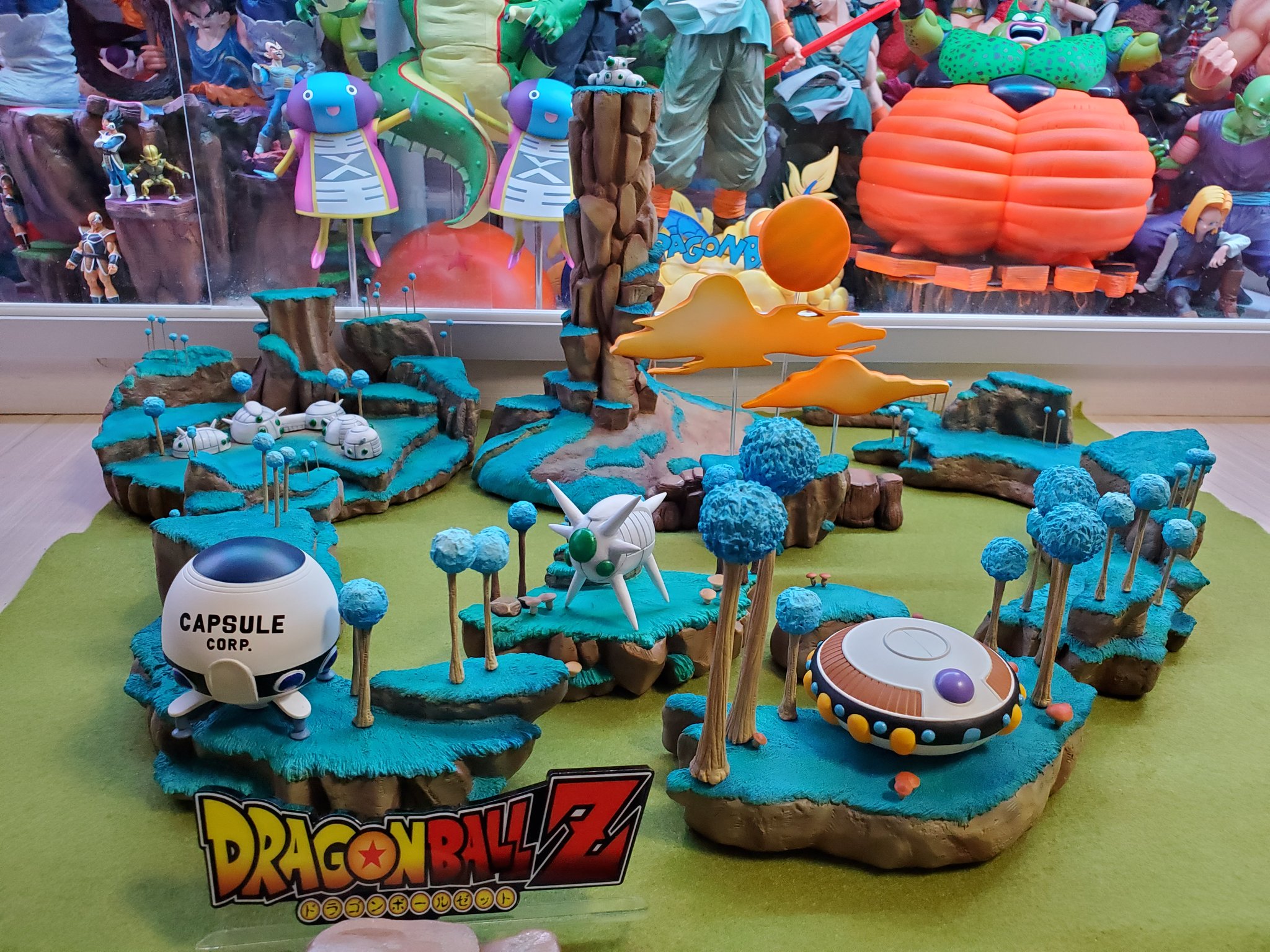 自作でナメック星ジオラマ台座作ってみた！（一番くじ