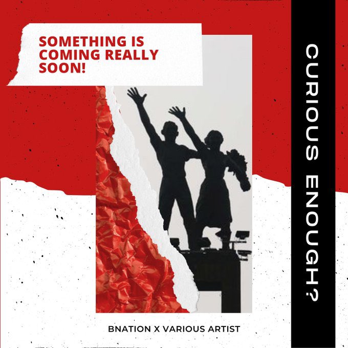 ㅤ
⠀⠀⠀ Satukan suara, berpadu dalam 𝒉𝒂𝒓𝒎𝒐𝒏𝒊
⠀⠀⠀ Menjadi sebuah 𝒌𝒂𝒓𝒚𝒂, untukmu,
⠀⠀⠀ 𝐈𝐍𝐃𝐎𝐍𝐄𝐒𝐈𝐀.
⠀⠀⠀
⠀ ⠀⠀  ・‥  ━━━━━━━━━━
⠀⠀⠀ ⠀⠀⠀ ⠀⠀
⠀⠀⠀ ⠀⠀⠀ ⠀⠀COMING SOON...
⠀⠀
ㅤ  #BNATION #WhatIsNEXT #SpecialCollaboration 
⠀⠀⠀