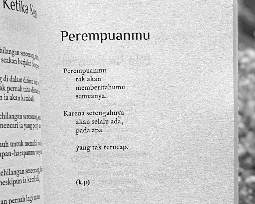 MustaqimJiwa's tweet photo. Perempuan tak akan
memberitahu semuanya. https://t.co/yrEsyfqvSr