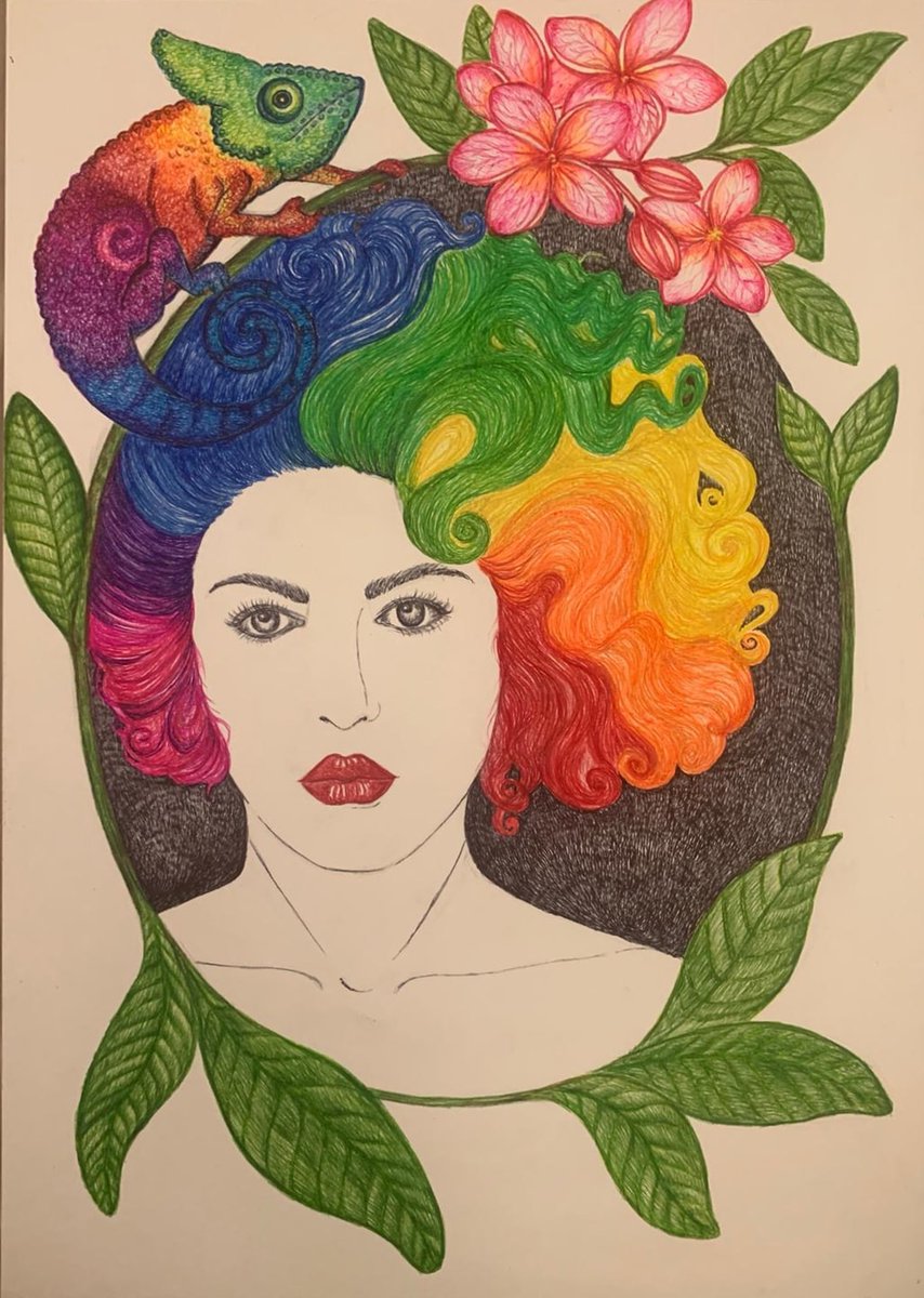 'STEFANIA' Rainbow Portrait by VIVIANA CAZZATO
Grazie a Viviana per aver colto le mie sfumature 🌈
#ritrattofemminile
#attrice
#modella
#camaleonte
#bicpen
#pridemonth