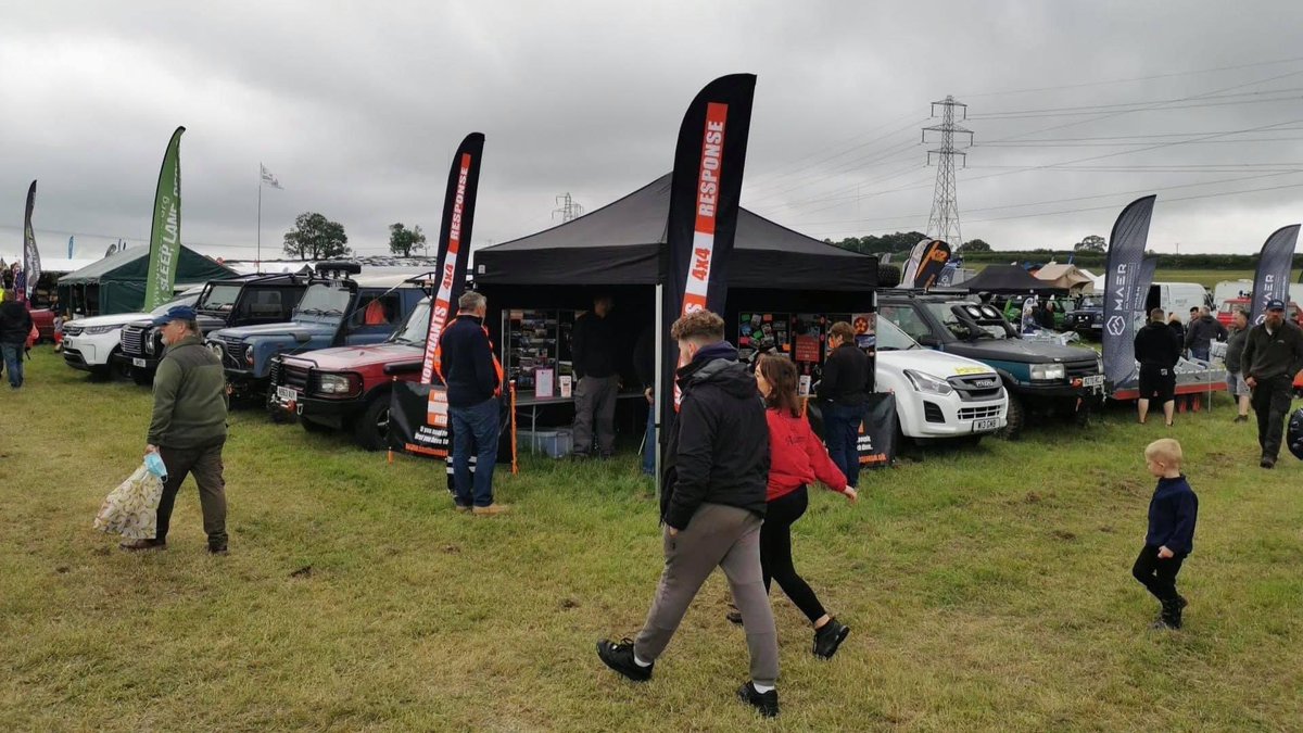 Our @4x4response UK colleagues from @N44Response have a display on at The @BillingOffRoad. If you are there today, or tomorrow, go see them and find out more about the #4x4ResponseUK family and how you can join your local area. #ResponseFamily #volunteering #4x4ForGood