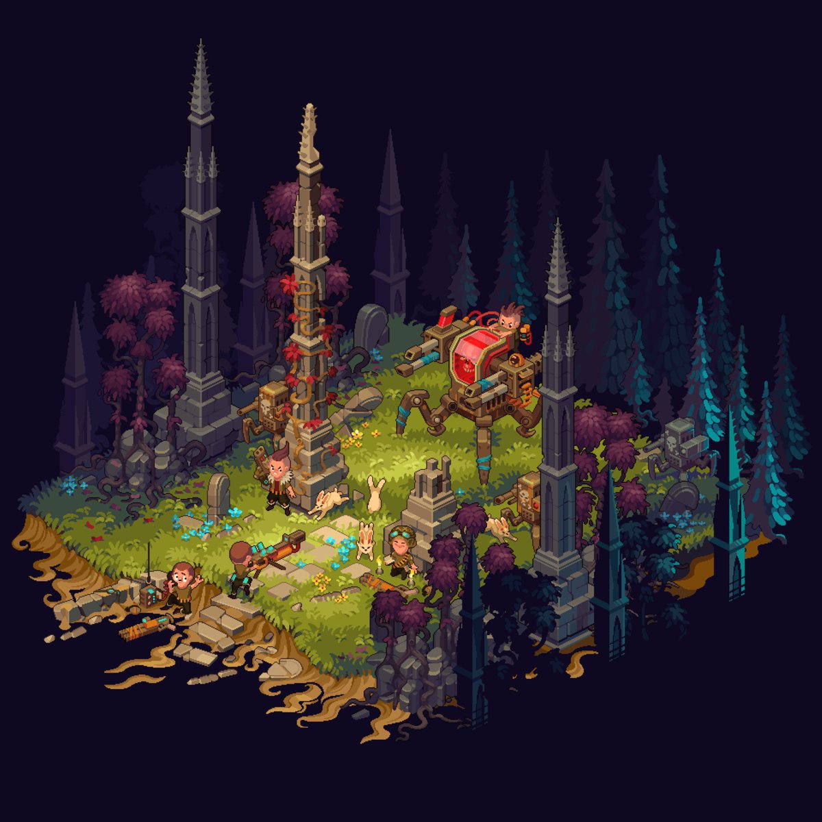 fomziepixels's tweet photo. Combat scene #pixelart  #illustration #indiegames #ドット絵  #screenshotsaturday https://t.co/rochk1BiPh