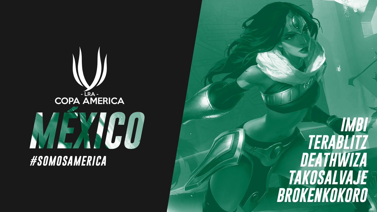 También estará la selección de México!
#SomosAmerica