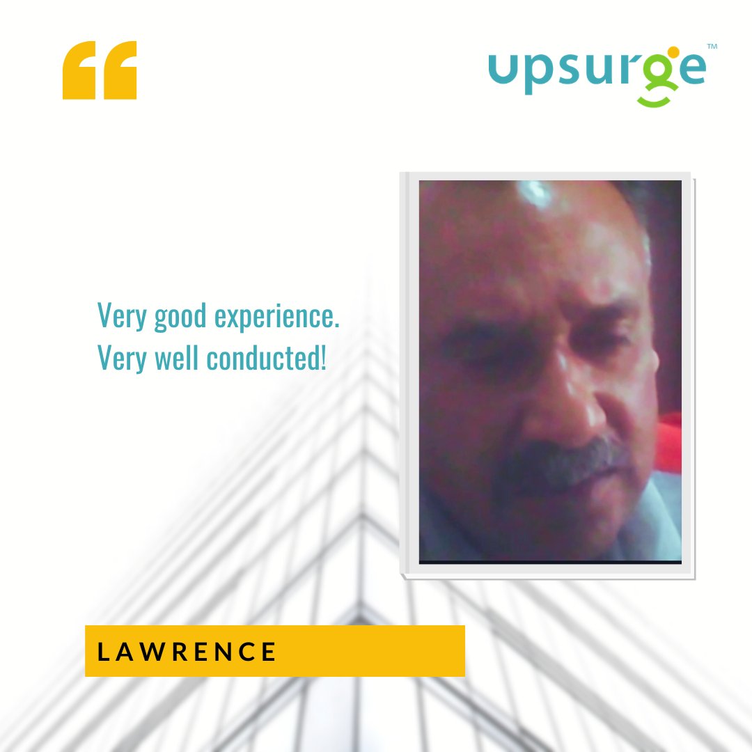 upsurge__global's tweet photo. 🙏🏼Thank you for your feedback on our Coaching session, Lawrence. We were delighted to help you in your professional endeavors. 

Do you want to book a FREE call with our experts too? Visit- https://t.co/VA56qwgFwJ https://t.co/mTMgZZ7sUF