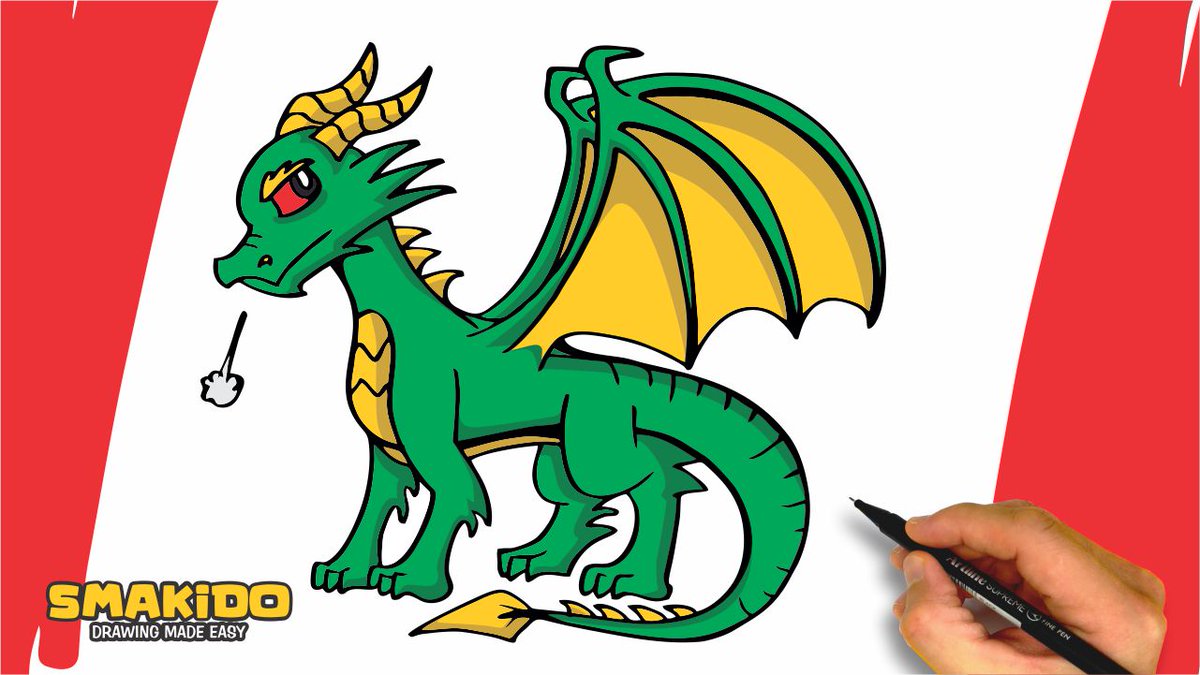 How to Draw Dragon For Kids and Beginners | Easy Dragon Drawing Step by ... youtu.be/zRPbcG4aEEw via @YouTube 

#drawdragon #drawingforbeginners #simpledragondrawing #howtodraw​​ #drawingforkids​​​​​​​ #kidsdrawing #inkpendrawing #simpledrawing #drawingforbeginners