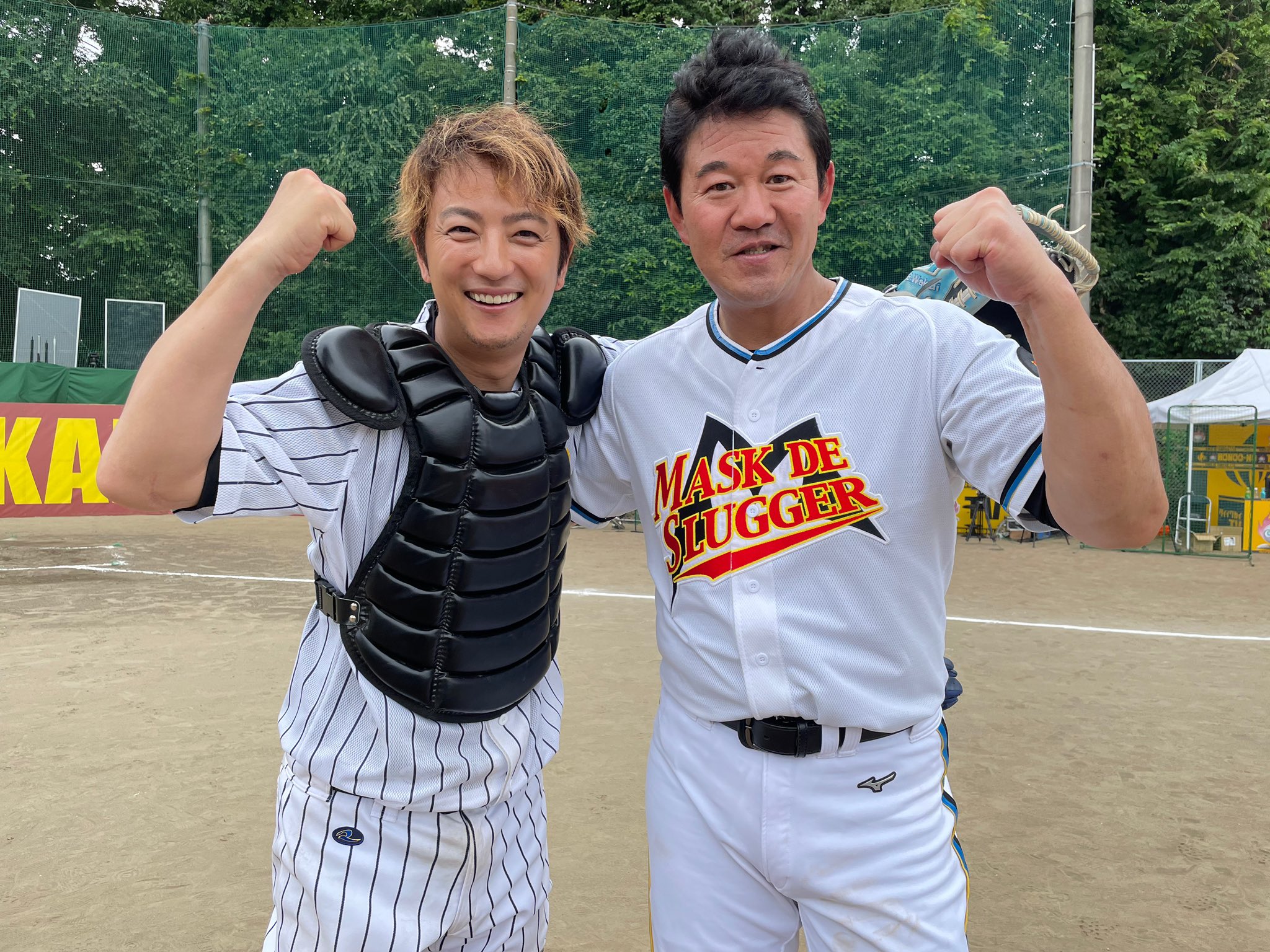 上地雄輔 遊助 On Twitter マスクで声を変えて キャッチャーから見上げる後ろ姿が初対面じゃ気付かないよなぁ てゆーか今考えたら尚典さんて気付かないで良かったw ガンガン抑えにいってたキャッチャーがここにいます でも流石でした 鈴木尚典