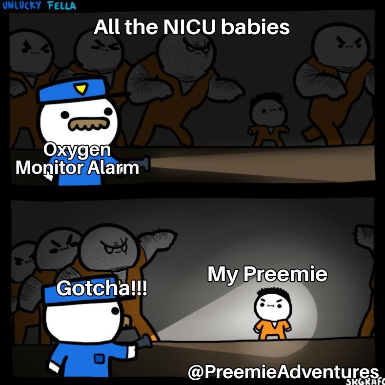 NICUADVENTURES's tweet photo. Its like that monitor has a vendetta against our family!! #preemie #preemiepower #fightlikeapreemie #preemiemom #preemiebaby #preemiesofinstagram #preemieadventure #preemie #micropreemiestrong #preemieparents #funny #nicugraduate #micropreemie #nicuparentsupport https://t.co/gUxTUKmoNw
