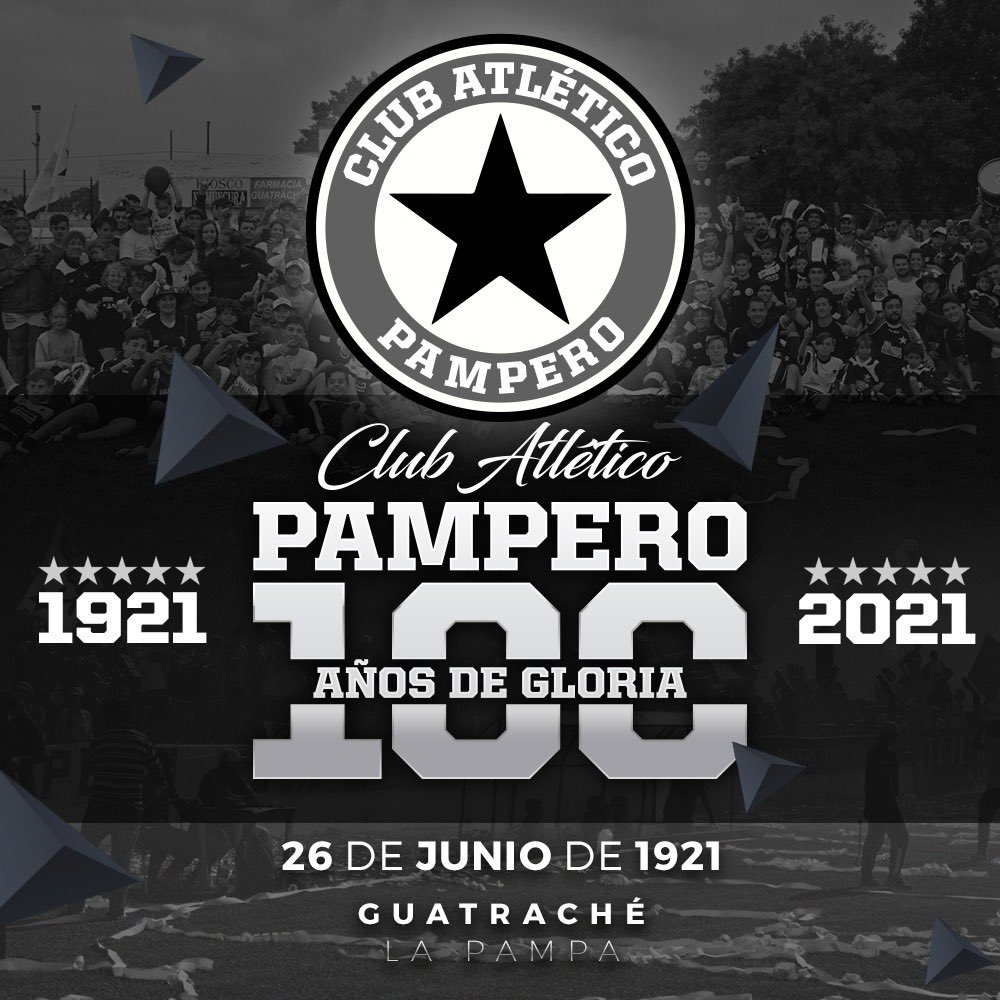 CAPamperoOK's tweet photo. Después de tanto tiempo llego el tan esperado… centenario de la institución.
¡Felices 100 años a nuestro club atlético Pampero! https://t.co/Ri9tUnTq35