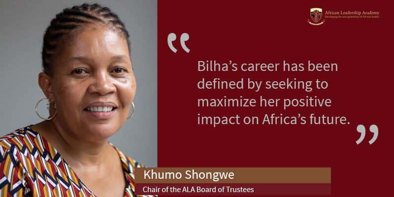 ALAcademy's tweet photo. #WelcomeBilha #ALACEO
"Bilha has demonstrated the kind of entrepreneurial leadership that is at the center of ALA’s bold mission,” says Khumo Shongwe.
Learn more about ALA's CEO, Bilha Ndirangu: https://t.co/QW6CfROAWg https://t.co/vECzUTg5ZT