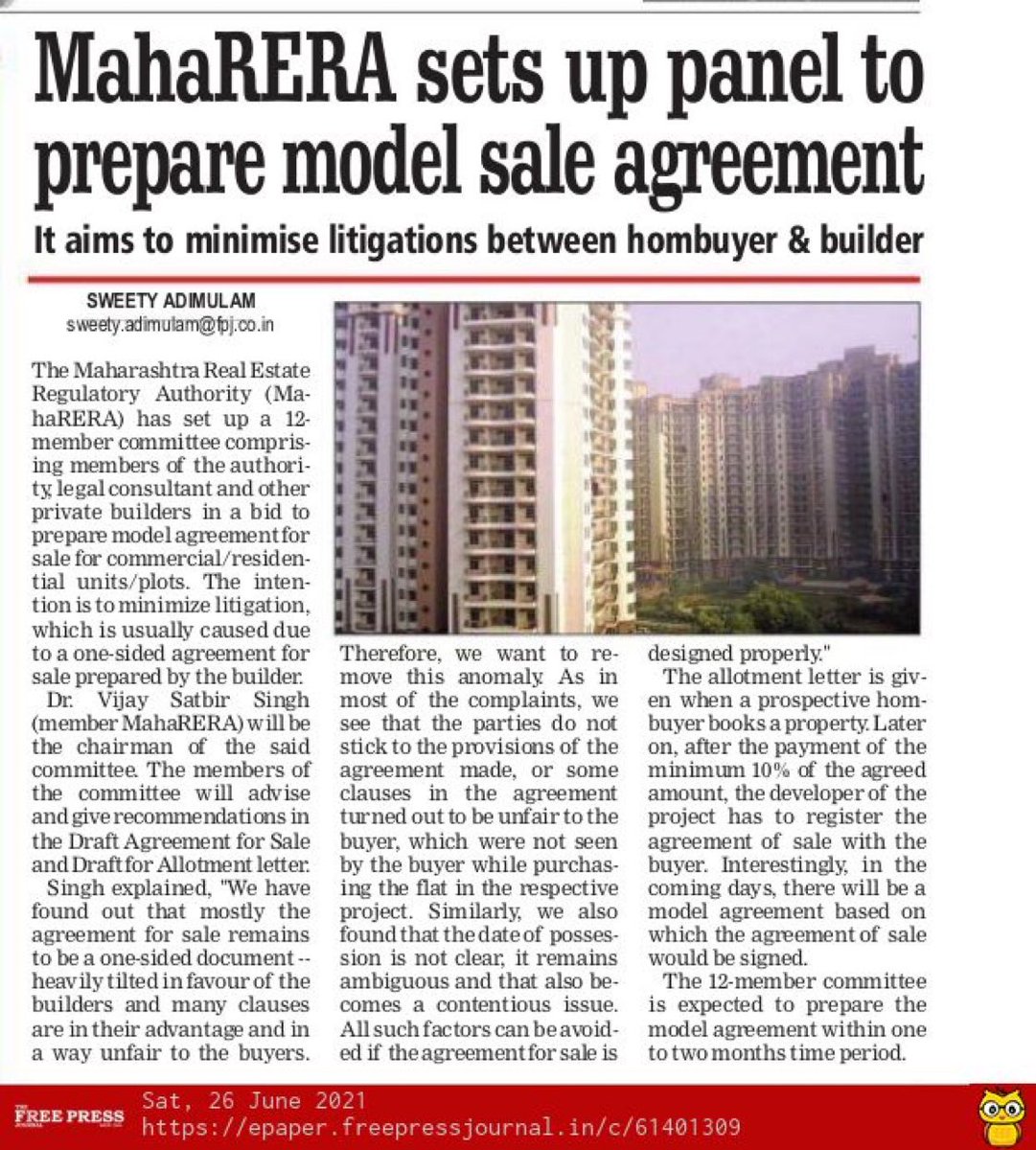 satbirbath's tweet photo. #RealEstate #rera https://t.co/qkCRWNfRjU