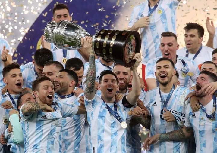 Con la celeste y blanca en el corazón 💙🤍💙

¡VAMOS ARGENTINA! 🇦🇷 

Felicitaciones <a href="/Argentina/">🇦🇷 Selección Argentina ⭐⭐⭐</a>