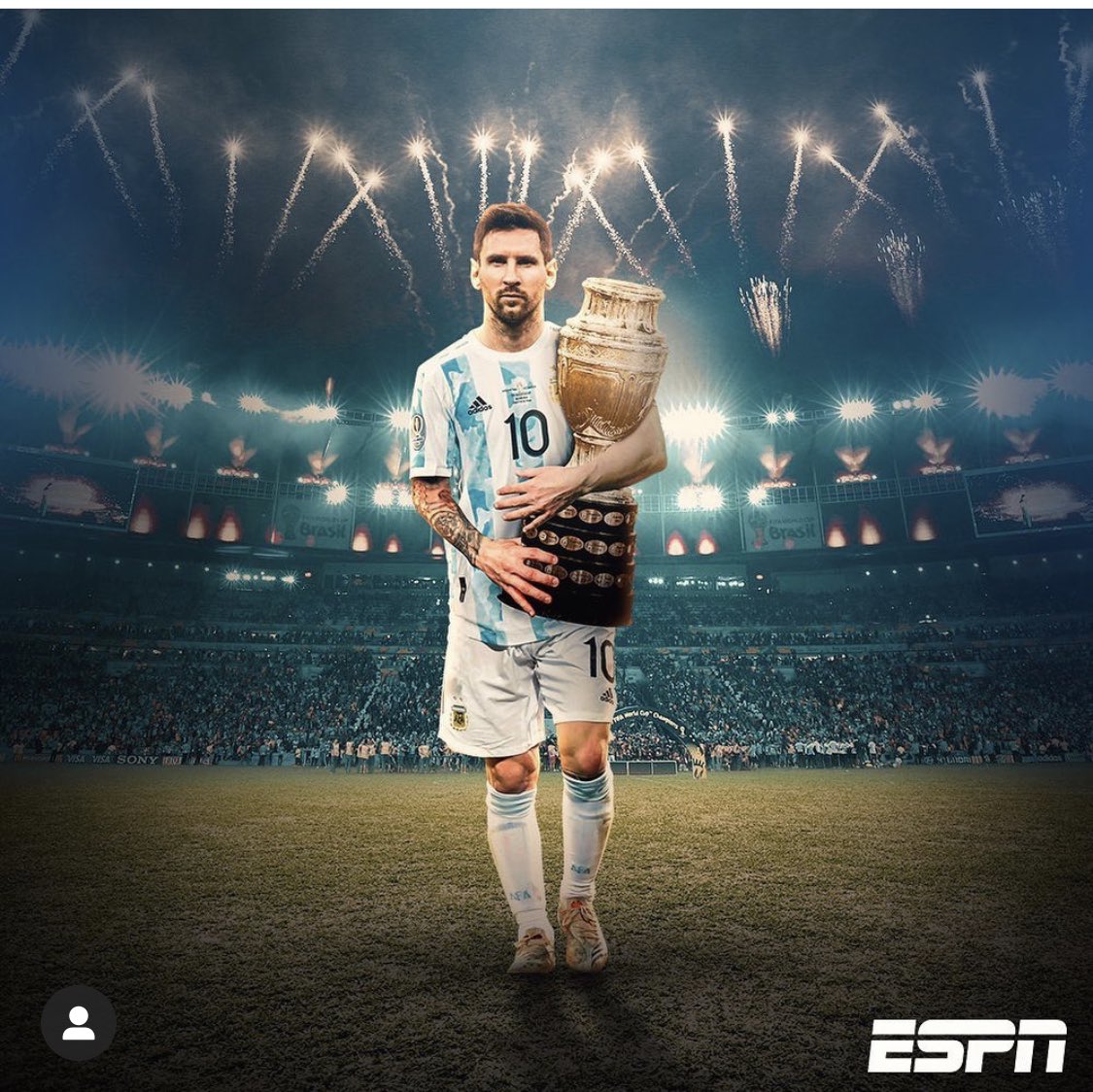 El rey del fútbol, el más grande de la historia. Grande MESSI