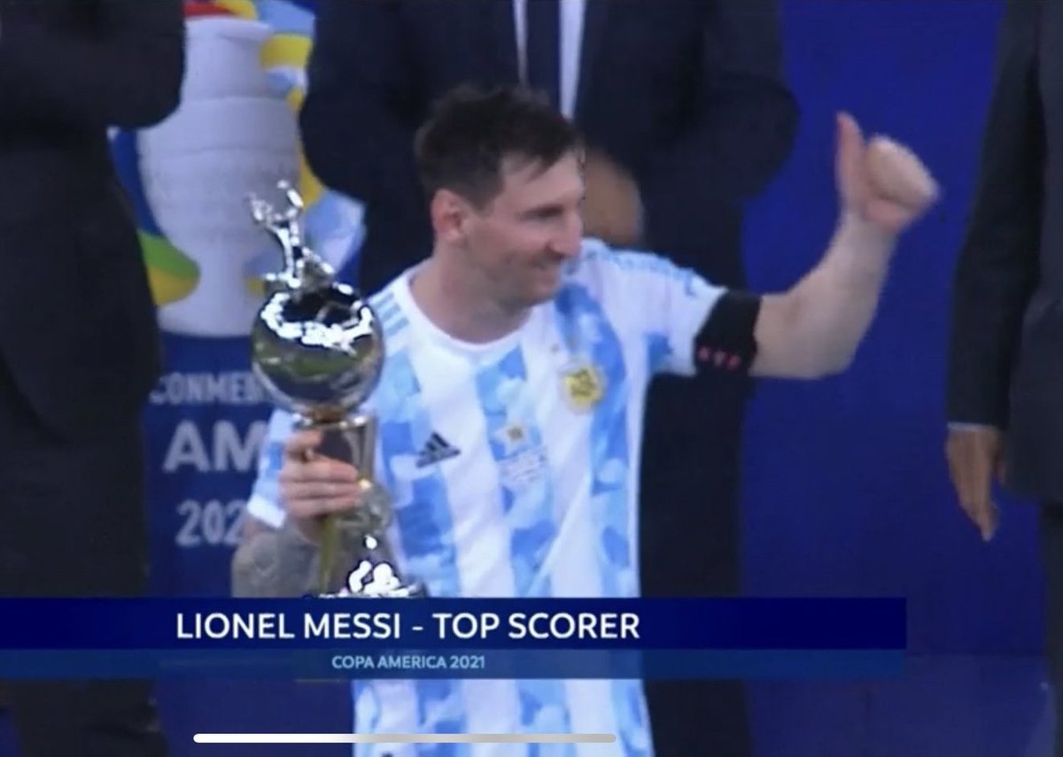 Footballfunnys Lionel Messi At The Copa America Top Scorer Top Assister Player Of The Tournament The Copa America Champion T Co Yjxs3lcvhj