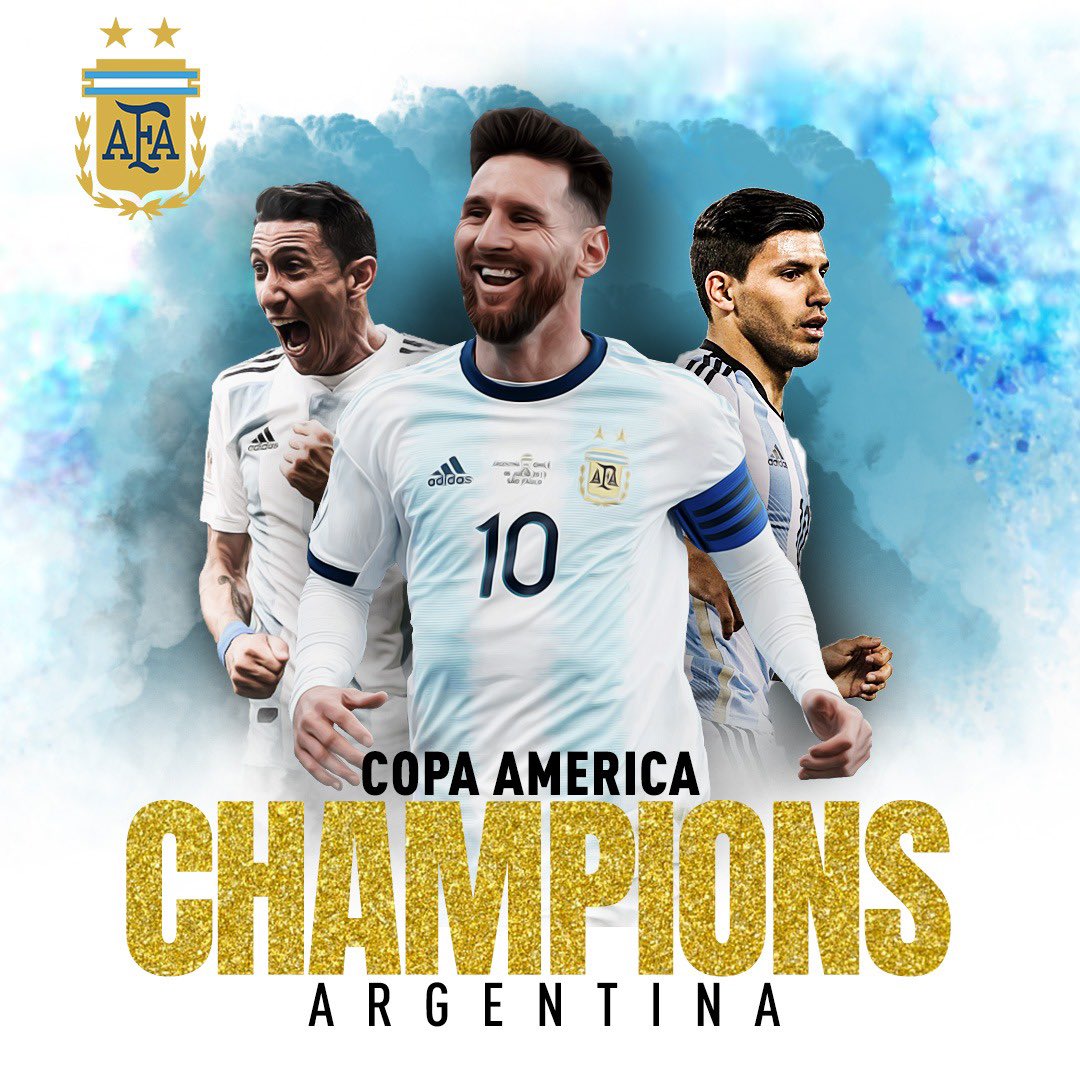 Sportskeeda Argentina Are Copa America Champions The Wait Is Finally Over Argentina Win Their 15th Copa America Title The First One Since 1993 And Lionel Messi Wins His