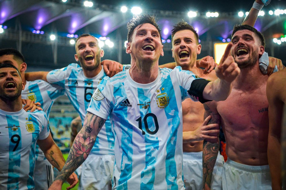 PatrickTimmons1's tweet photo. Top goalscorer. 

Player of the Tournament. 

Champion. 

GOAT. https://t.co/8W0FKW67Dh