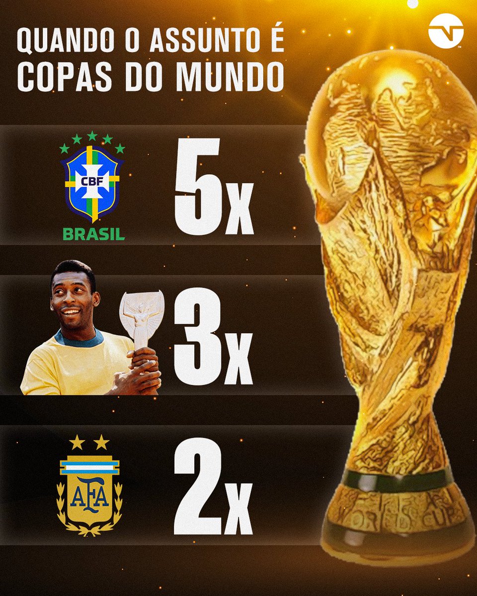 É importante lembrar que, quando a parada importa, o Brasil ainda é MUITO maior!