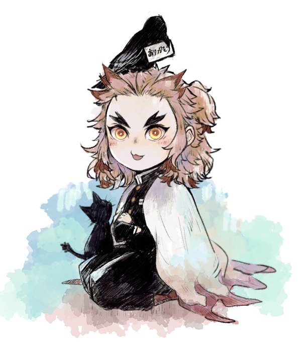 折子さんがTwitterに投稿した煉獄杏寿郎(鬼滅の刃)のイラスト。