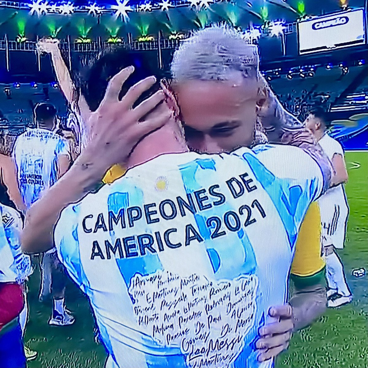 Game respects game. #Messi #Neymar #CopaAmericaFINAL