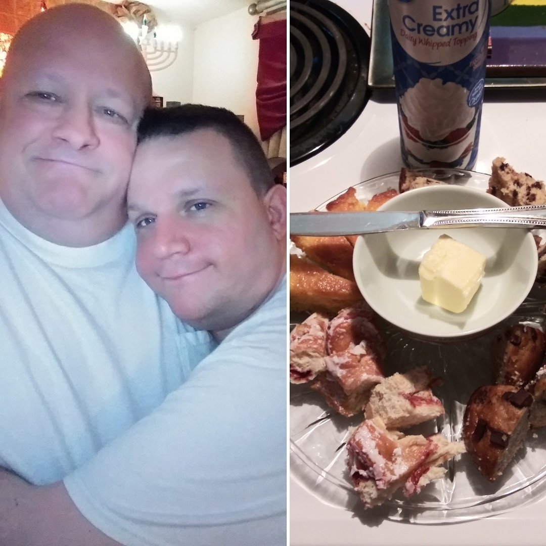 DaddyAndCub's tweet image. SATURDAY NIGHT DESSERT TRAY
We are naughty!  "That's what cholesterol pills are for," as the famous TV quote goes!