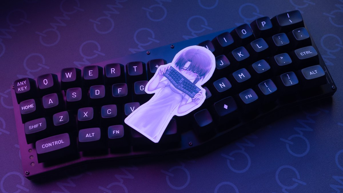 Lain group buy starts today! 
5z6p.com/products/lain/
#mechanicalkeyboard #キーボード #自作キーボード #lainTTL #SerialExperimentsLain