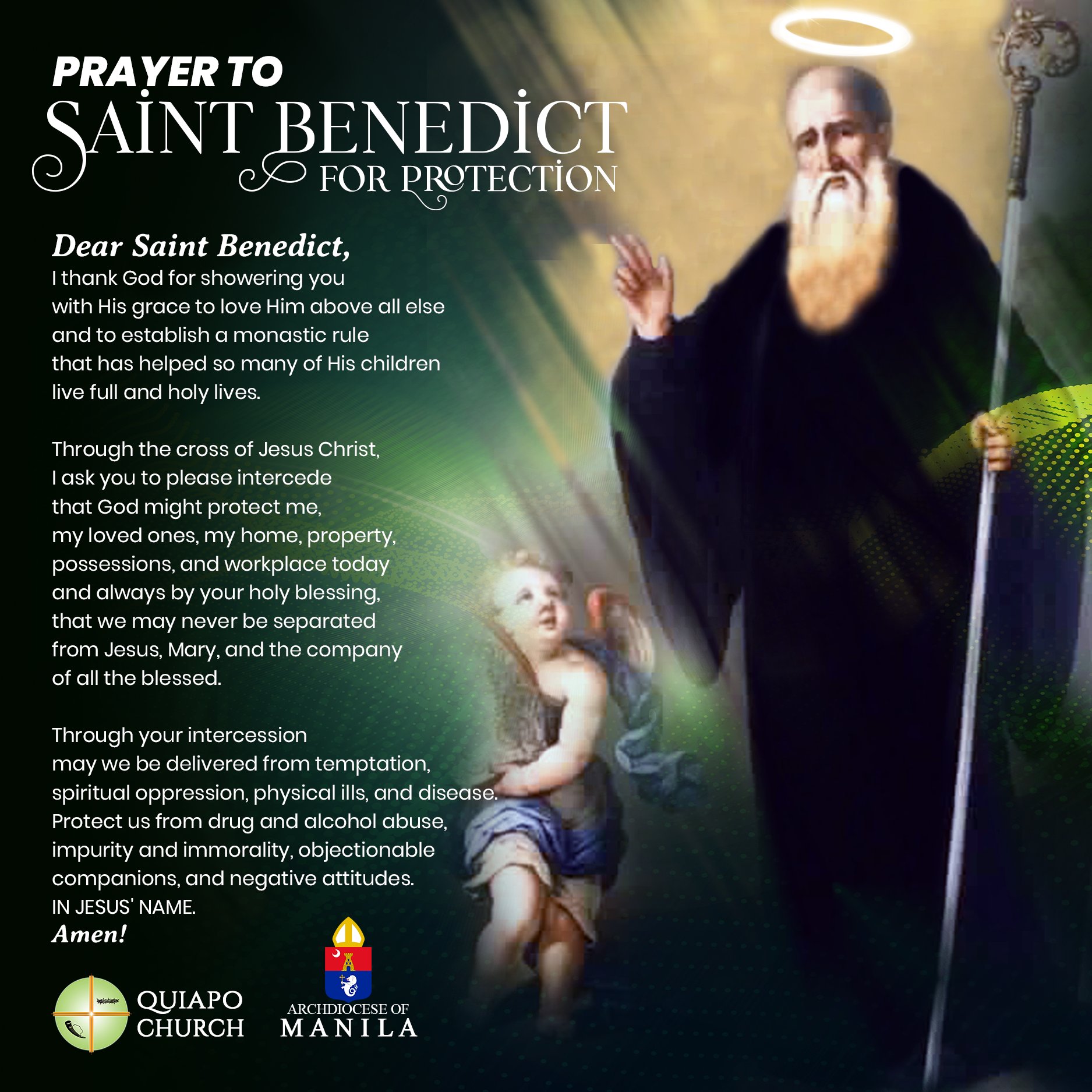 The Saint Michael Prayer Saint Benedict Center vrogue.co