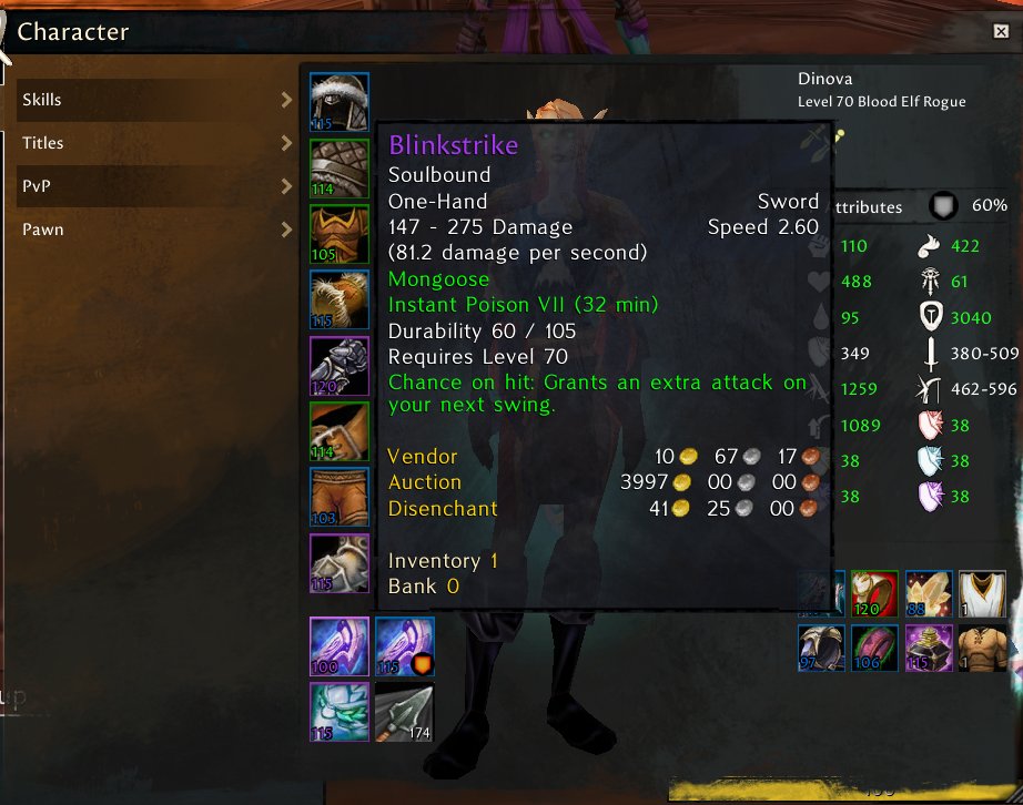 jonnyesports's tweet image. Random mob dropped Blinkstrike today :o I was absolutely buzzing! Already had Latro's Shifting Sword so now I have both my BIS. So lucky :D #wow #wowtbc