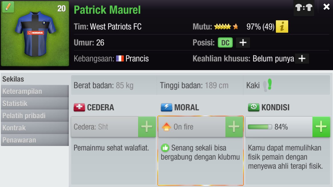 WestPatriotsFC's tweet photo. 𝗪𝗘𝗟𝗖𝗢𝗠𝗘 🇫🇷 | West Patriots Dengan senang hati kami mengumumkan pemain baru asal Prancis, Patrick Maurel yang berposisi sebagai bek tengah ⚫️🔵

#Patslive #WelcomeMaurel https://t.co/hc6ZML0UXu