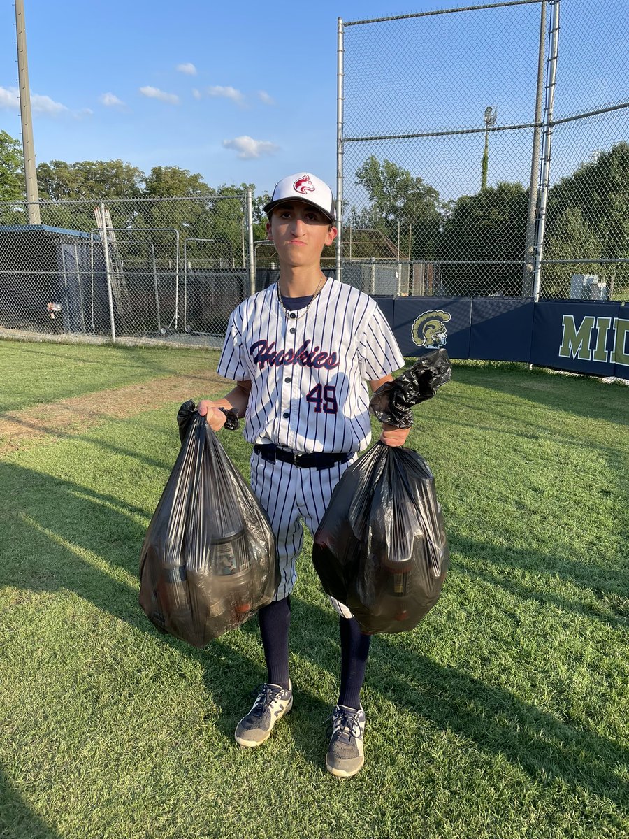 Josh (@joshuamoskovit5) on Twitter photo MIDLO IS MY HOME! My teammates and I took care of our dugout and the mess in these bags was left by our opponents from out of state. #playthegametherightway <a href="/h_huskies/">HHuskiesBaseball</a> <a href="/MidloBaseball/">Midlothian Trojans Baseball</a> MIDLO IS MY HOME! My teammates and I took care of our dugout and the mess in these bags was left by our opponents from out of state. #playthegametherightway <a href="/h_huskies/">HHuskiesBaseball</a> <a href="/MidloBaseball/">Midlothian Trojans Baseball</a>