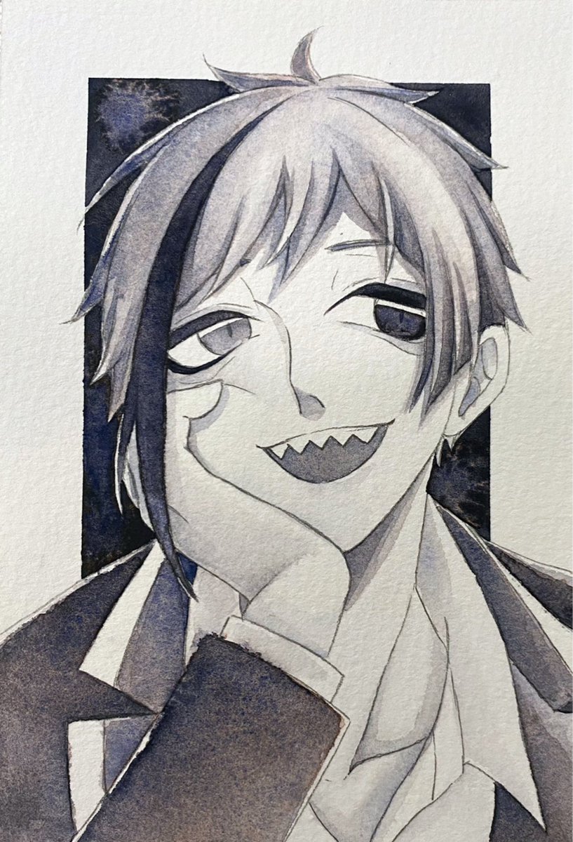 きう Twstファンアート めっちゃ久しぶりの単色塗りです 色はツンドラバイオレット 久々すぎて塗るの難しかった