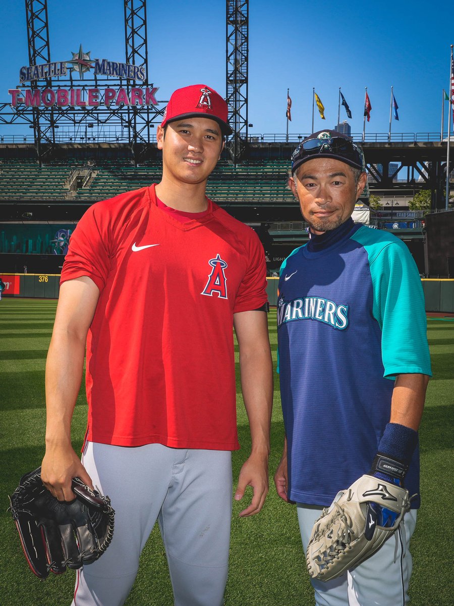 イチロー氏 大谷翔平が再会 笑顔溢れる2ショットにファン興奮 野球の神様たち Full Count 2