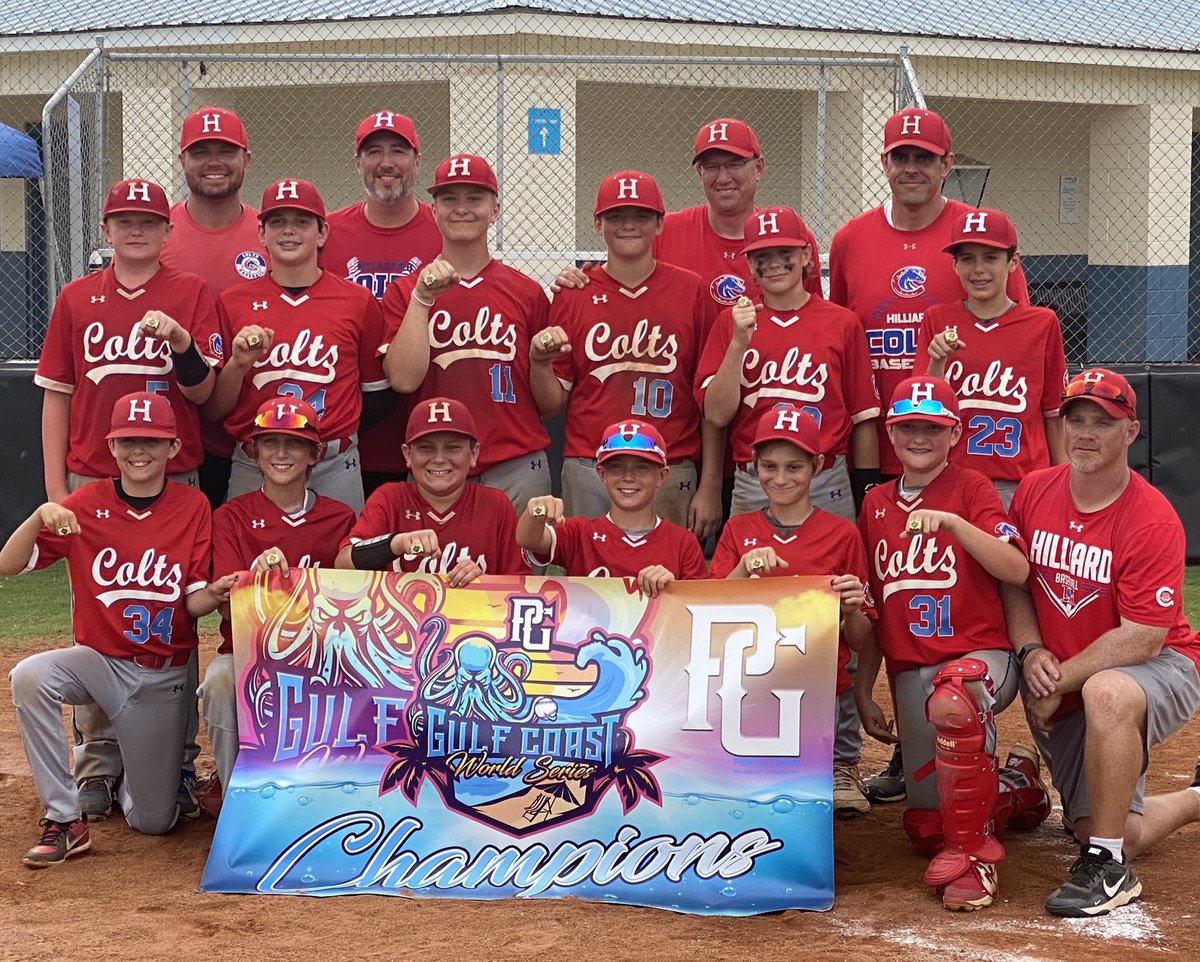 ColtsBaseball21's tweet image. Perfect Game Gulf Coast World Series Champions! Four straight wins today over top teams from 4 states!!!