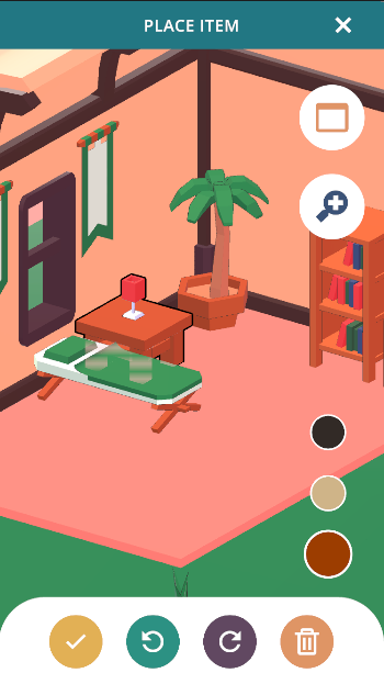 comfy_fox's tweet photo. We've been workin hard, aiming to get a playable demo out this month. Part of that is redoing the UI (with lots of help from @adoeadeer)! Can't wait to let y'all explore your town while decorating your own lil home. #cozy #screenshotsaturday #indiegame #gamedev #lowpoly https://t.co/BxmOz5JmtK