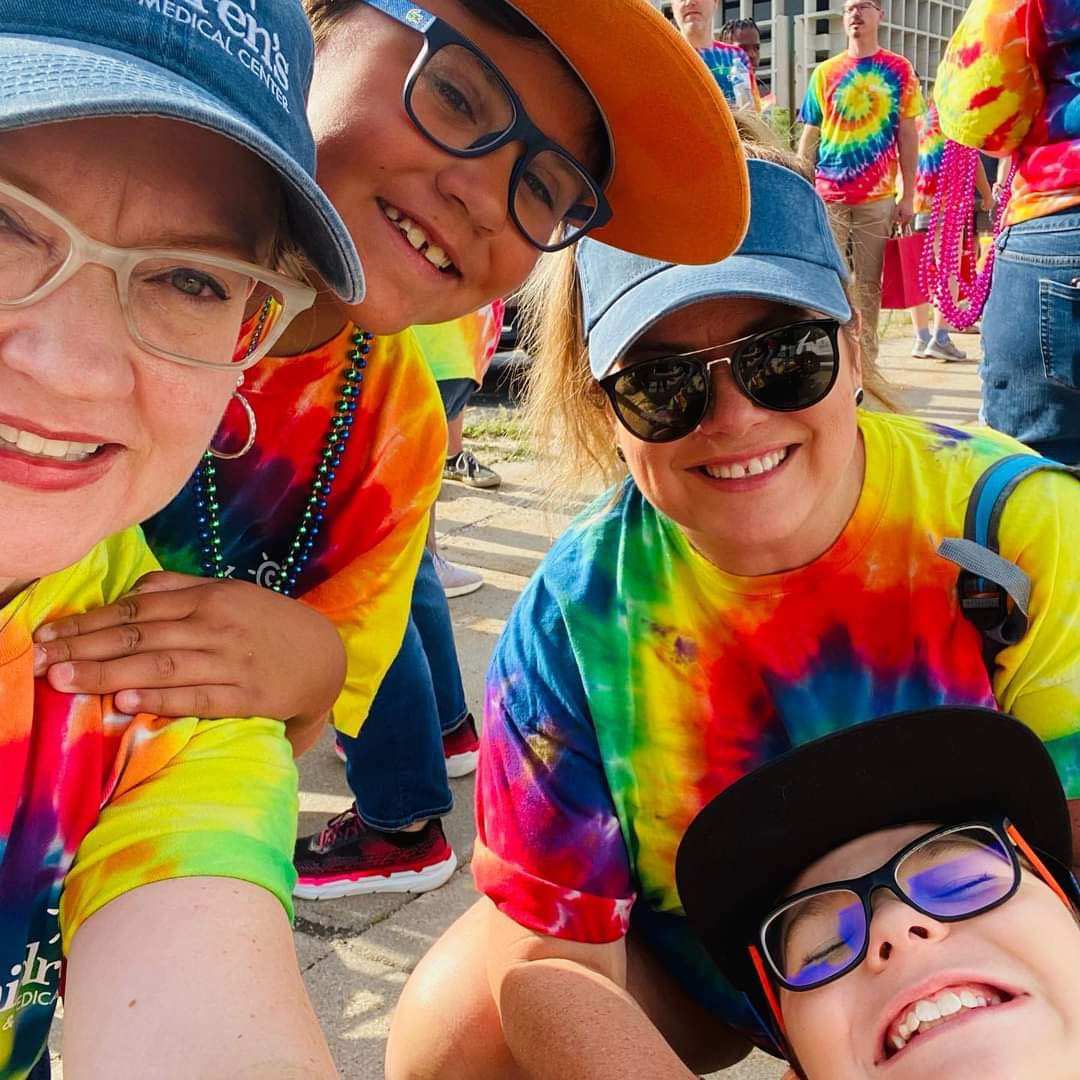 ChildrensNE's tweet photo. More great pics from today’s @heartlandpride parade! A strong showing of support from our incredible team. #pride #Pride2021 #prideomaha https://t.co/BfKI7AwBOZ