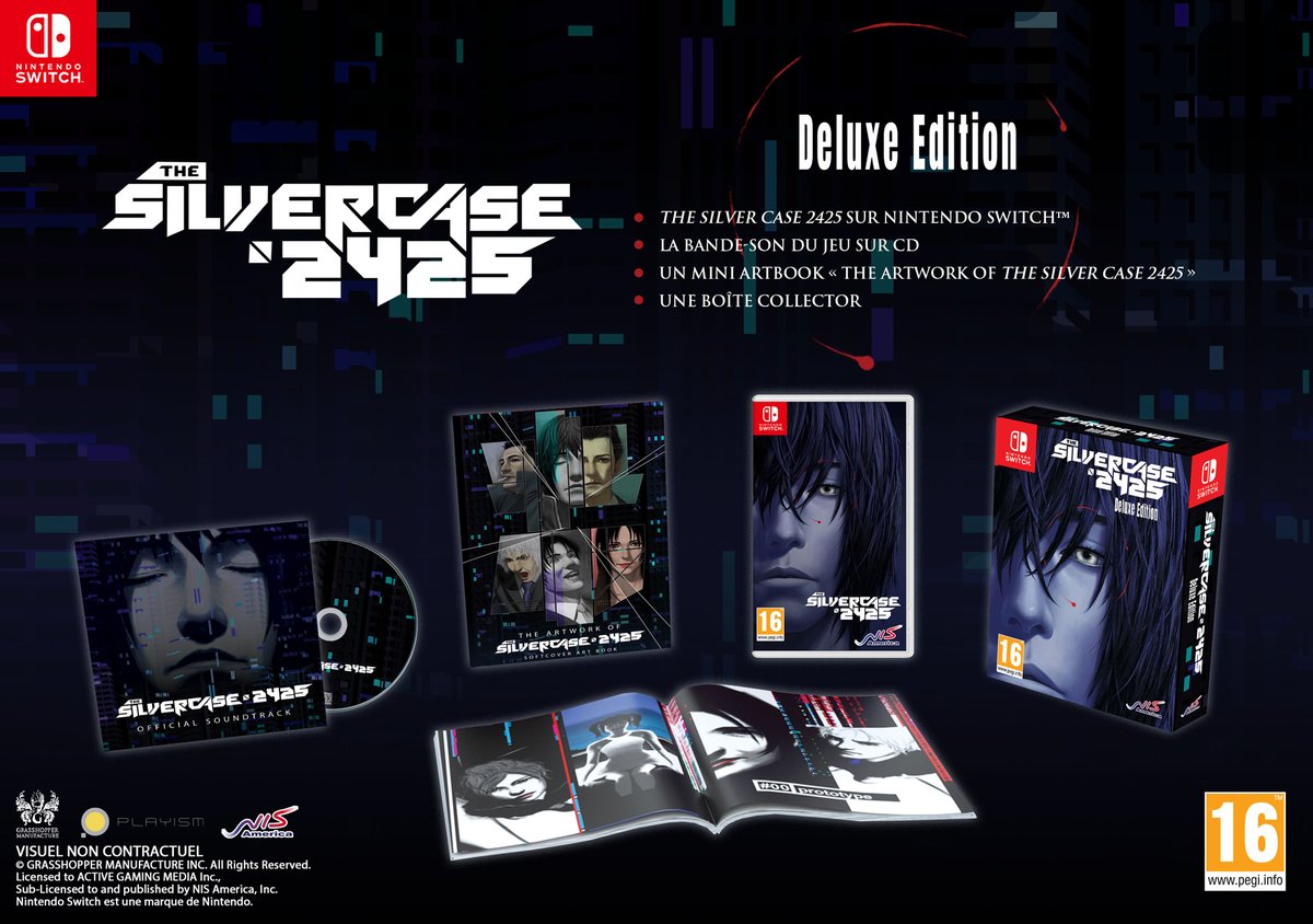 N_Difference's tweet photo. La compilation des jeux d’aventure / visual novels The Silver Case et The 25th Ward : The Silver Case de Grasshopper Manufacture est disponible sur Nintendo Switch, la bande-annonce de lancement avec un message de Suda51 https://t.co/i7LHIsrlvq #SilverCase2425 #NintendoSwitch https://t.co/otWjUMBXdZ