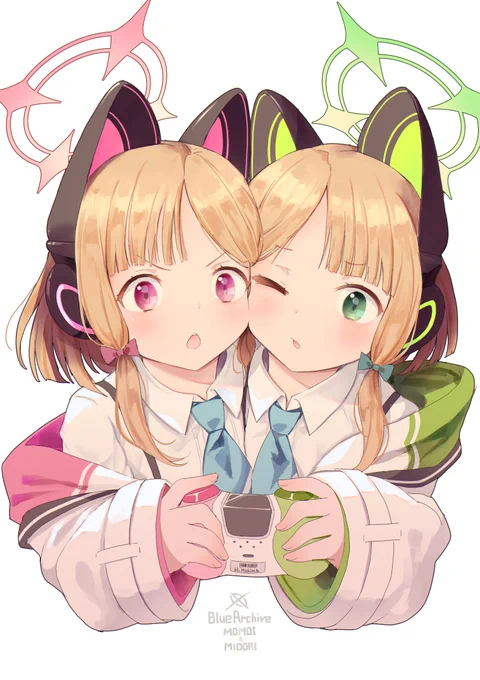 Blue Archive Momoi &amp; Midori 