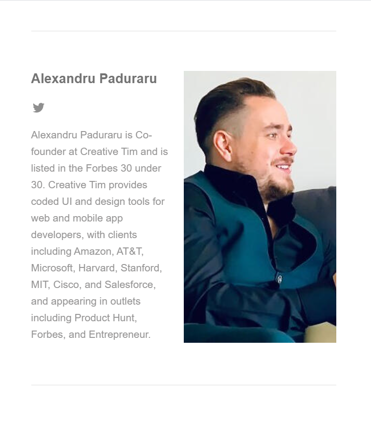 hackerbrews's tweet image. Today&apos;s indie hacker of the day is @Axelut, Co-Founder of @Creativetim