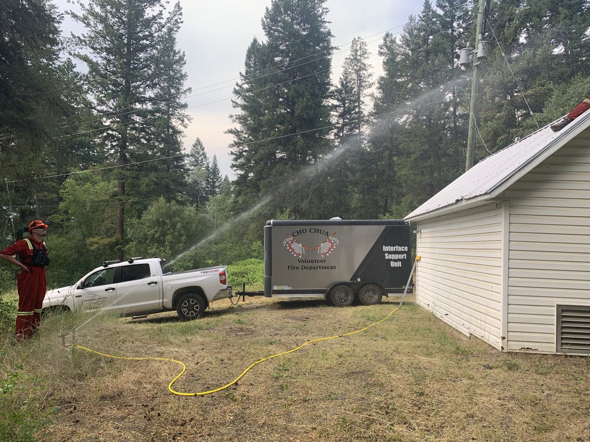 CCVFD15's tweet image. Structure Protection Planning in Chu Chua #Simpcw