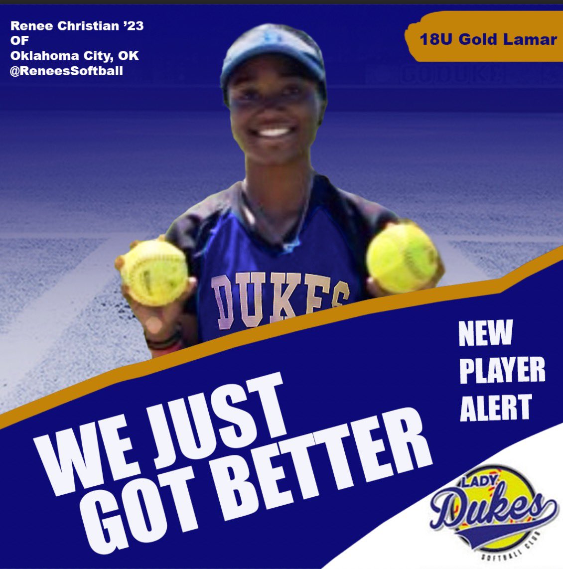 Bang Bang !!!  Three sport athlete &amp; straight Baller !!! Welcome Renee !!
